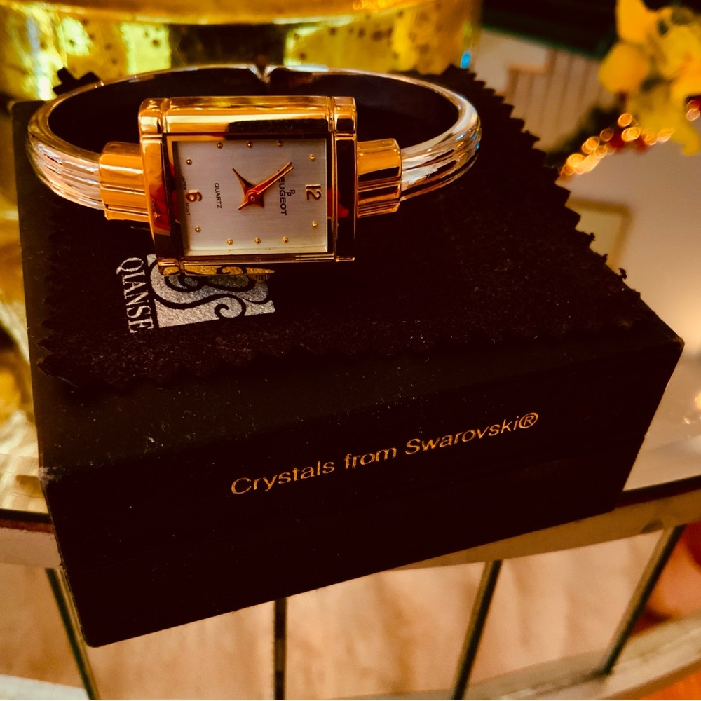Peugeot Gold and Silver Women's Watch